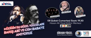Barış Manço ve Cem Karaca Kartal_da Anılacak