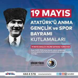 Kartal Belediyesi’nden 19 Mayıs’ın 101’inci Yılına Özel Kutlama